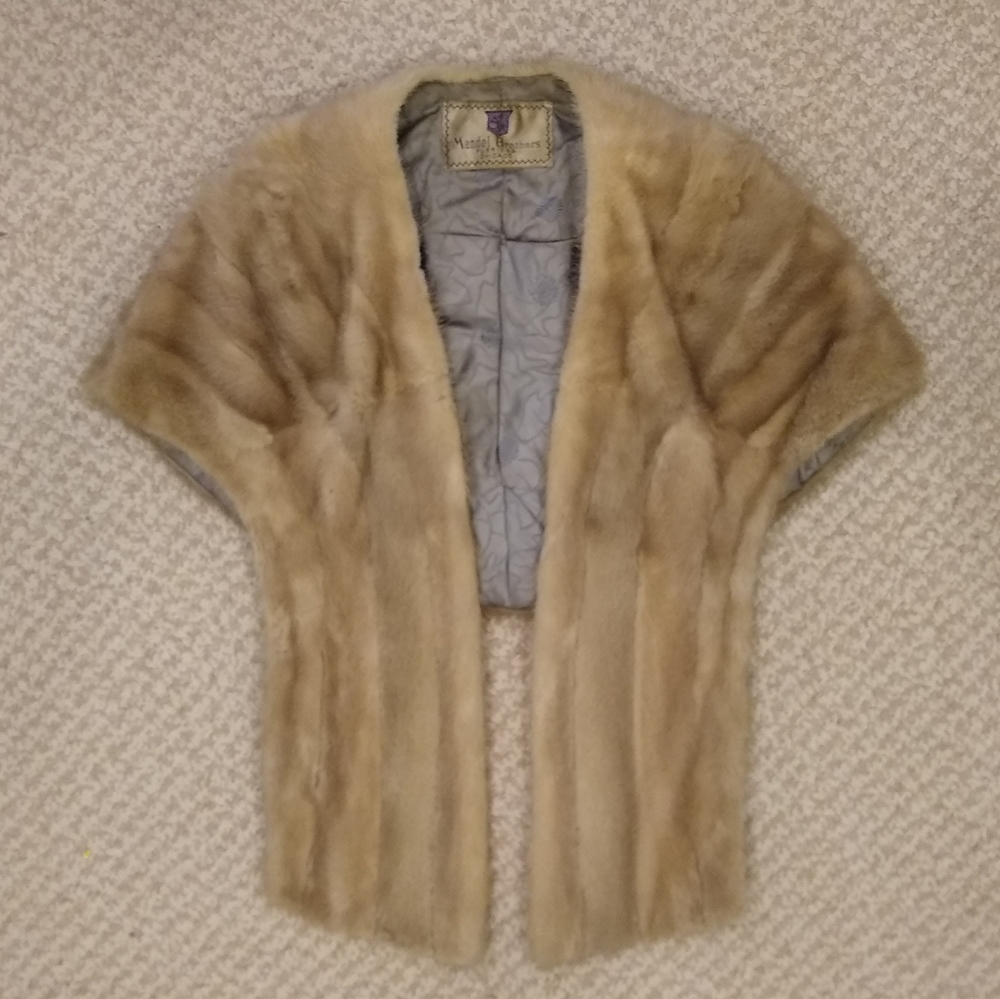 Vintage 1950s Mink Wrap